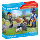 PLAYMOBIL 71731 Αστυνομικός σκύλος και κλέφτης (CDPL71731-el)