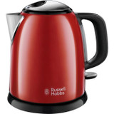 Russell Hobbs 24992-70 Συμπαγής βραστήρας Colors Plus Χωρητικότητα 1 L Αφαιρούμενο πλένεται και αφαιρείται το φίλτρο κατά του μεγάλου όγκου-κόκκινο (CDRUS4008496982882-el)