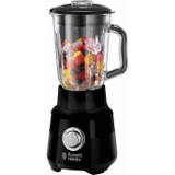 Μπλέντερ - RUSSELL HOBBS - Matte Black 24722-56 - 650 W - Μαύρο ματ - γυάλινο μπολ 1,5 L - 2 ταχύτητες + παλμός (CDRUS5038061109696-el)