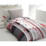 Σετ κλινοσκεπασμάτων από μικροΐνες - HOME LINGE PASSION - SHIZUOKA - Κάλυμμα 140 x 200 cm + 1 μαξιλαροθήκη 63 x 63 cm - Μπλε (CDHOM3701393717762-el)