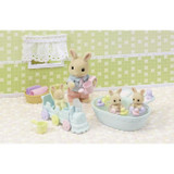 Μικροσκοπικά ειδώλια - SYLVANIAN FAMILIES - 5707 - Τα τρίδυμα Κουνελάκια Κρέμα και αξεσουάρ μπάνιου (CDSYL1695840290711-el)
