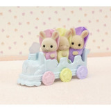 Μικροσκοπικά ειδώλια - SYLVANIAN FAMILIES - 5707 - Τα τρίδυμα Κουνελάκια Κρέμα και αξεσουάρ μπάνιου (CDSYL1695840290711-el)
