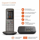 Σταθερό τηλέφωνο GIGASET CL 660 A Duo Ανθρακί (CDGIG4250366853604-el)