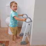 παιδικό κάθισμα τουαλέτας - DREAMBABY - STEP-UP - Κάθισμα για εκπαίδευση - 2 ρυθμιζόμενα επίπεδα - Γκρι (CDAAAAT52835-el)