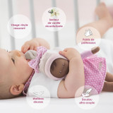 Doudou - COROLLE - Miss Rose Reves d'Étoiles - 25 cm - Από τη γέννηση (CDCOR1708680536521-el)
