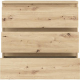 CHELSEA συρταριέρα 3 συρτάρια - L 77.2 x D 42 x H 79.9 cm - Artisan δρύινη διακόσμηση (CDCHLK23D78-el)