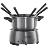Russell Hobbs 22560-56 Fiesta Electric Fondue 1200W για 6 άτομα, από ανοξείδωτο ατσάλι, συμβατό με πλυντήρια πιάτων (CDRUS4008496853144-el)