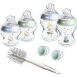 Tommee Tippee - Advanced Anti-Colic Baby Bottles Newborn Kit - Θηλή αργής ροής Anti-Colic Valve - 150 και 260 ml - Μπλε Πράσινο (CDTOM5010415227409-el)