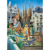 Collage Gaudi - Παζλ 1000 τεμαχίων (CDEDU8412668118744-el)