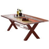 Τραπέζι 160x85 cm, ανακυκλωμένο ξύλο βαμμένο σε έντονα χρώματα (ORD15100-00-el)