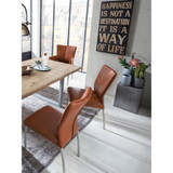 Τραπέζι 180x90 cm, άγρια δρυς, ασημένια κορνίζα (ORD07107-29-el)