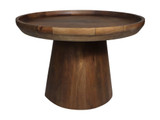 Στρογγυλό τραπέζι Side Table Drum-60x60x40-Καφέ-Mango (BB113254-el)
