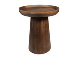 Στρογγυλό τραπεζάκι Drum-45x45x50-Καφέ-Mango (BB113253-el)