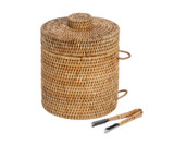 ΚΟΥΒΑΣ ΠΑΓΟΥ από ρατάν ΜΕ ΛΑΒΙΔΑ Ø20X25CM (BB112779-el)