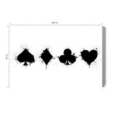 Canvas print Abstract Card Symbols (DOLB-4476-C-el)