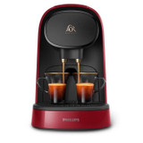 Καφετιέρα με διπλές κάψουλες εσπρέσο philips the gold barista lm8012/51 - κόκκινο + 9 κάψουλες (CDPHI8720389000126-el)