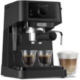 Μηχανή expresso - Delonghi - EC235.BK - Μαύρο - Ακροφύσιο ατμού - Συμβατό με ESE (CDDEL8004399334588-el)