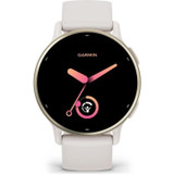 Εξυπνο ρολόι GPS - GARMIN - Vivoactive 5 - WiFi - 30,4 mm (1.2) - Κρεμώδης χρυσός με μπεζ λουράκι (CDGAR0753759324919-el)