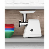Μηχανή Κιμά - BOSCH - MFW2514W SmartPower - Λευκό - μπλοκαρισμένο μοτέρ 1500 W - 1,7 kg/min - 2 σχάρες άλεσης - τρίφτης/κοφτης (CDBOS4242005135639-el)