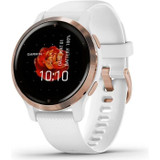 GARMIN Venu 2S - Εξυπνο ρολόι GPS - Ροζ Χρυσό - Λευκό λουράκι (CDGAR0753759271909-el)