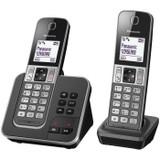 Panasonic KX-TGD322FRG Duo Ασύρματο τηλέφωνο Αυτόματος τηλεφωνητής Μαύρο (CDPAN5025232827121-el)