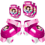 DISNEY PRINCESSES Σετ Roller Skates με προστατευτικά αγκώνα / γόνατα (CDSTAJ100038-el)