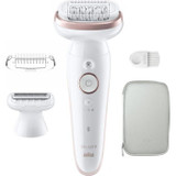Ηλεκτρική αποτριχωτική μηχανή - BRAUN - Silk-épil 9 - Εύκολη αποτρίχωση - Μακράς διάρκειας απαλό δέρμα - 9-030 - Λευκό / Ροζ (CDBRA1710200366149-el)