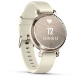 Smartwatch - GARMIN - Lily 2 - 25.4 x 21.3 mm - Κρεμώδης χρυσός με λευκό λουράκι καρύδας (CDGAR0753759324711-el)