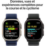 Apple Watch Ultra 2 GPS + Cellular - 49mm - Θήκη από φυσικό τιτάνιο - Λουράκι Alpine Loop Tan - Μεγάλο (CDWATU2CEL49NATAL-el)