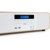Thomson MIC201IBT Micro HiFi System - Bluetooth - Ραδιόφωνο - CD - MP3 - USB - Λευκό + Επαγωγή (CDTHO3499550368215-el)