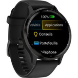 Εξυπνο ρολόι GPS - GARMIN - Venu 3 - WiFi - 35,4 mm (1,4) - Γκρι ατσάλι, μαύρη θήκη και μαύρο λουράκι σιλικόνης (CDGAR1701825584298-el)