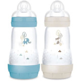 Σετ 2 μπιμπερό - MAM - Easy Start / Anti-Colic - 260 ml - Flow 2 θηλή - Ωκεανός + Αμμος (CDMAM9001616836565-el)