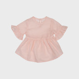 OrganicEra Βιολογική κάνναβη μωρό μπλούζα, Rose 0-3M (ORD2343556128933-el)