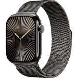 Apple Watch Series 10 GPS + Cellular - 46mm - Slate Titanium case - Slate Milanese Loop strap - S/M (CDWAT10CEL46SLASM)