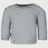 OrganicEra Organic Baby L/S Tshirt, Indigo Striped 0-3M (ORD8684166163827-el)