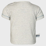 OrganicEra Organic Baby S/S T-shirt, γκρι ριγέ 0-3M (ORD8684166164763-el)