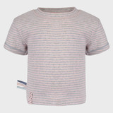 OrganicEra Organic Baby S/S T-shirt, ροζ ριγέ 0-3M (ORD8684166164640-el)