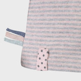 OrganicEra Organic Baby S/S T-shirt, ροζ ριγέ 0-3M (ORD8684166164640-el)