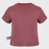 OrganicEra Organic Baby S/S T-shirt, Μπορντώ 0-3M (ORD8684166164527-el)
