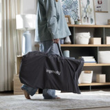 INGENUITY Ξαπλώστρα Happy belly - Chambray, Σταθερή ή κουνιστή θέση, Εξαιρετικά συμπαγές πτυσσόμενο με παρεχόμενη τσάντα αποθήκευσης (CDING74451168541-el)