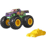 HOT WHEELS - Monster Truck - Mega Wheels and Mega Shocks - Random Model among 48 Monster Trucks - 1:64 Scale (CDMATGBT40FYJ44)