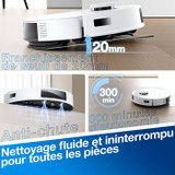 ECOVACS DEEBOT N20 PLUS Ρομποτική ηλεκτρική σκούπα, τεχνολογία PureCyclone με δοχείο σκόνης χωρίς αναλώσιμα, 8000Pa (CDAAAFS77809-el)