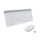 LOGITECH - Σετ ασύρματου πληκτρολογίου + ποντικιού MK470 - AZERTY - Λευκό (CDLOG5099206086470-el)