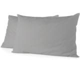 Σετ 2 μαξιλαροθήκες - HOME LINGE PASSION - 50 x 70 cm - Ανοιχτό γκρι (CDHOM3701393718639-el)