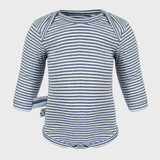 OrganicEra Βιολογικό βρεφικό κορμάκι L/S, ριγέ Indigo 0-3M (ORD8684166163322-el)