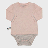 OrganicEra Organic Baby L/S T-shirt Body, Rose 0-3M (ORD8684166162202-el)