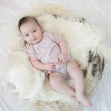 OrganicEra Organic Baby S/S T-shirt Body, Rose 0-3M (ORD8684166165401-el)