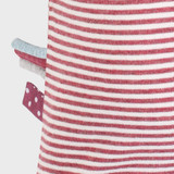 OrganicEra Organic Baby S/S Bodysuit, μπορντώ ριγέ 0-3M (ORD8684166165289-el)