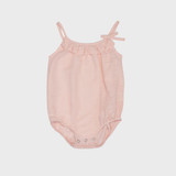 OrganicEra Βιολογική κάνναβη μωρό Frilled Bodysuit, Rose 0-3M (ORD2343556128612-el)