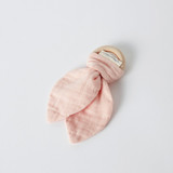 OrganicEra Organic Muslin Teether, Pink  (ORD8684166168778)
